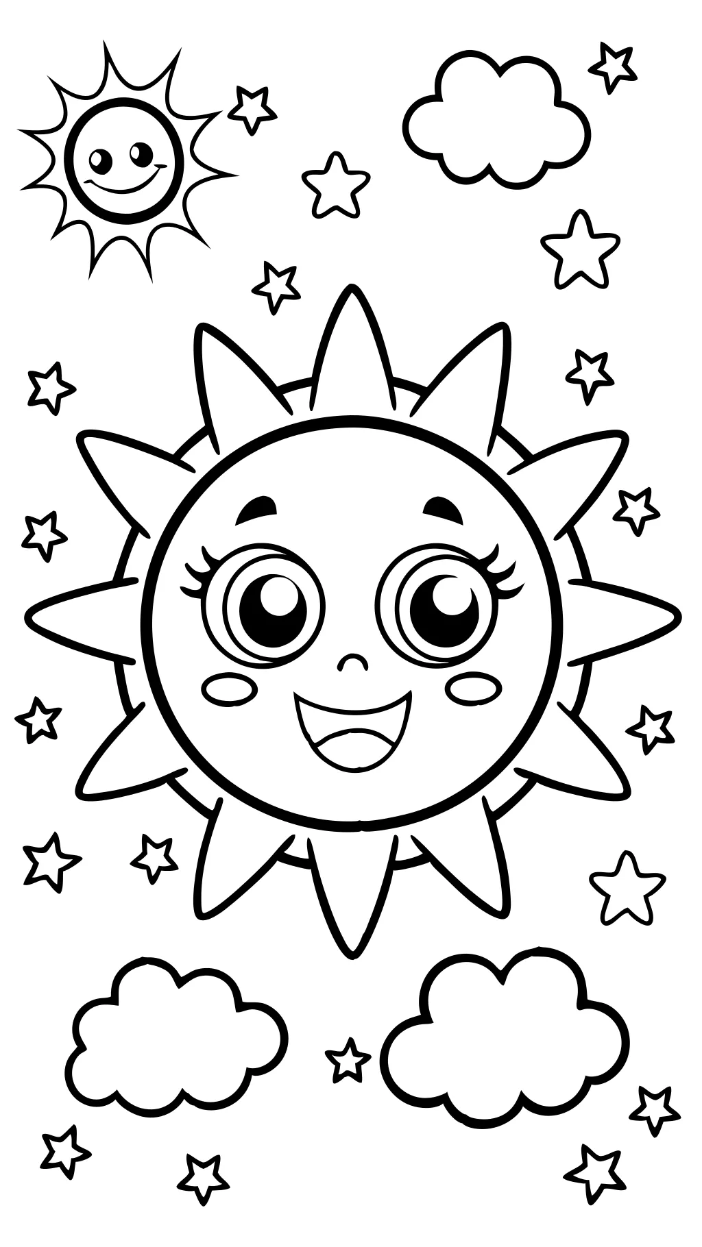 coloriage du soleil